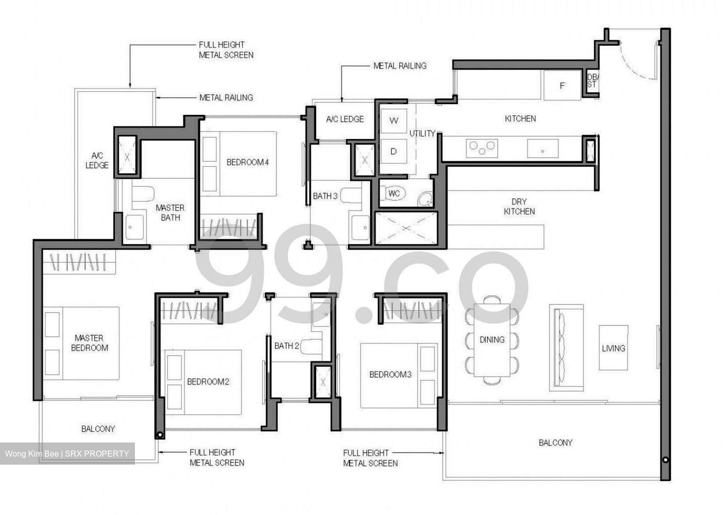 Parc Komo (D17), Apartment #504379321